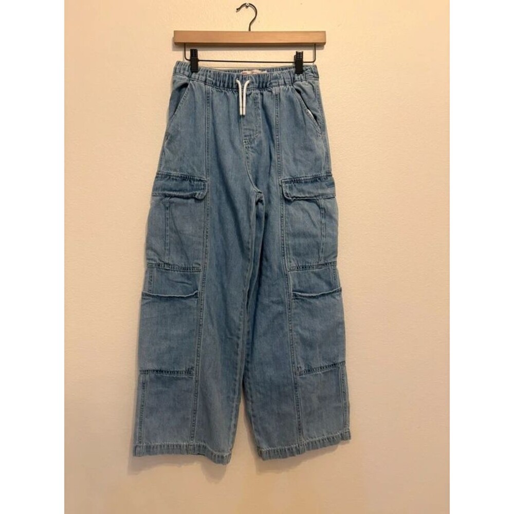 Y2K Levi’s Light Wash Utility Cargo Denim Pants / XXS